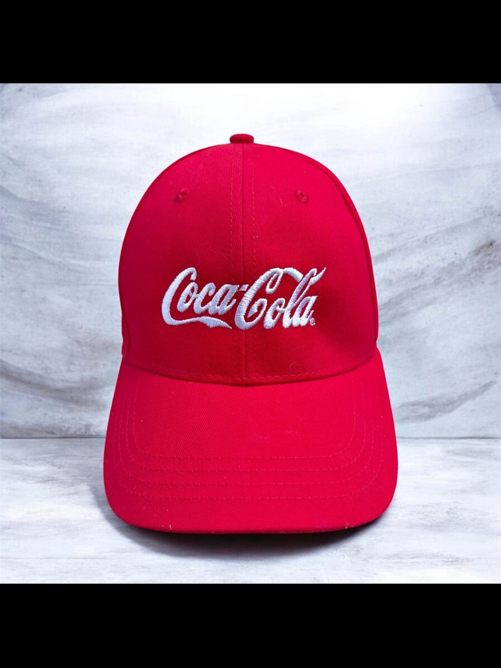 Coca-Cola Bright Red Cotton Logo Cap